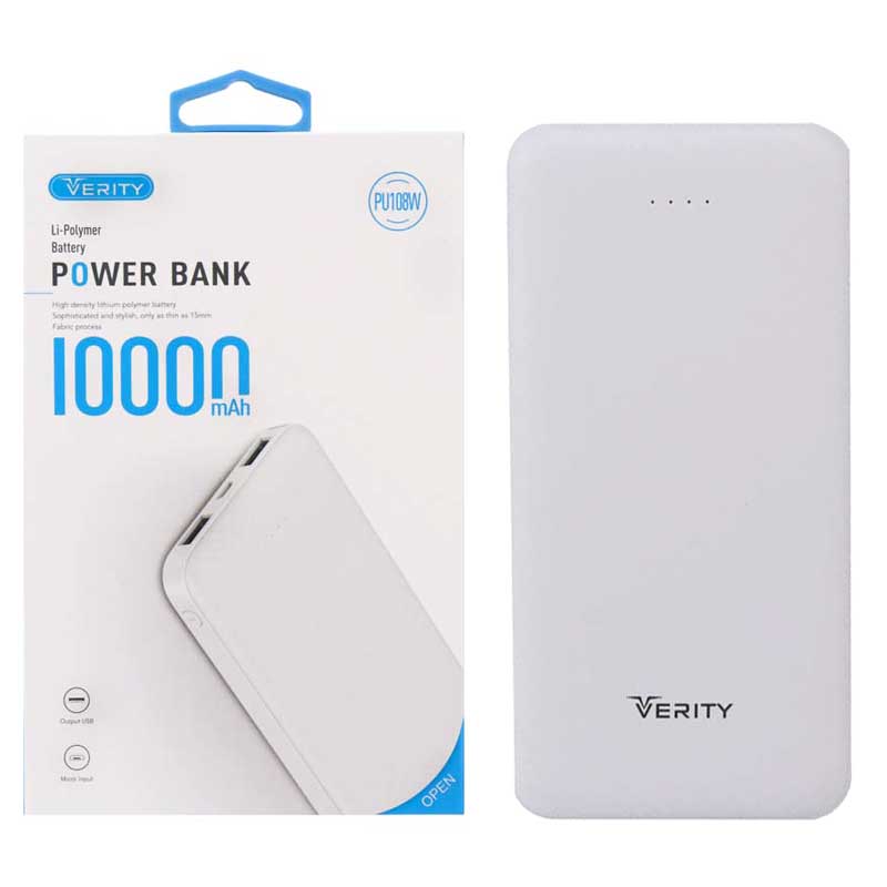 پاور بانک 10000 وریتی VERITY V-PU108