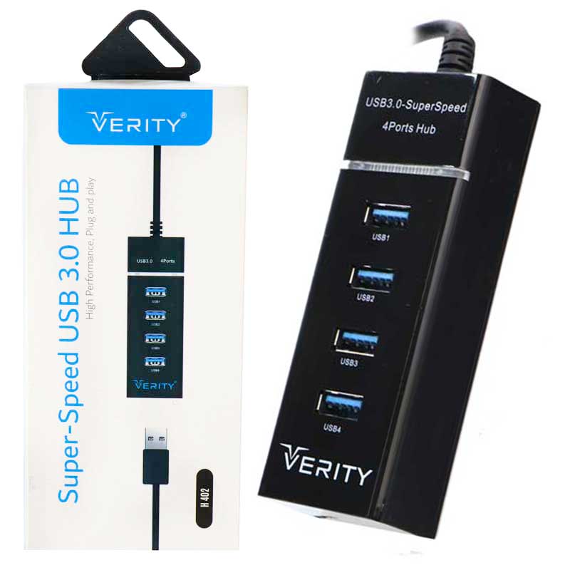 هاب 4 پورت USB3.0 وریتی H402