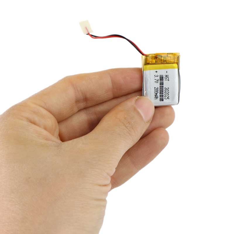 باتری لیتیوم 200mAh 25*18*2mm 302025