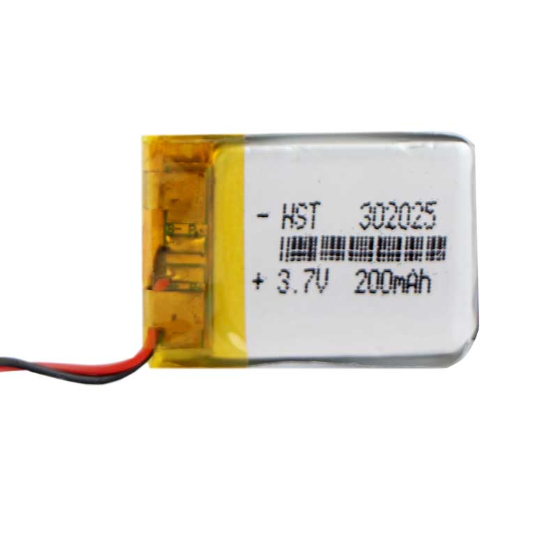 باتری لیتیوم 200mAh 25*18*2mm 302025