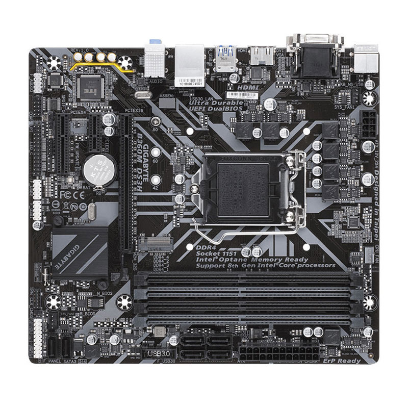 مادربرد گیگابایت B360M DS3H rev. 1.0 DDR4