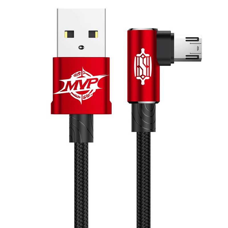 کابل کنفی دو طرفه میکرو یو اس بی Baseus MVP 1m