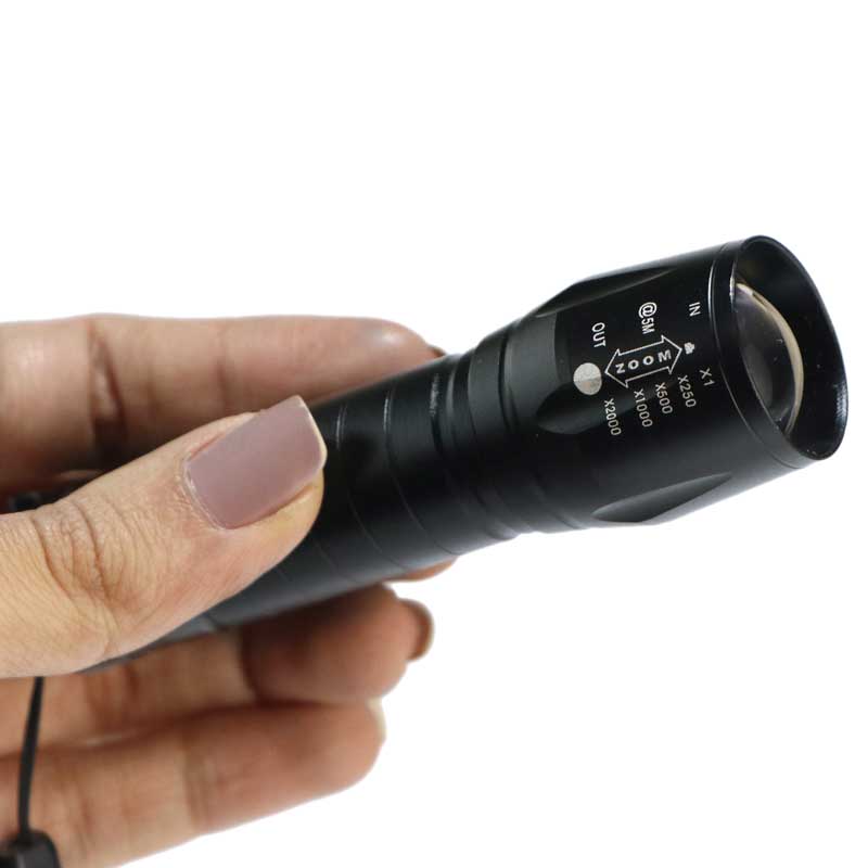 چراغ قوه پلیسی COB کوچک شارژی