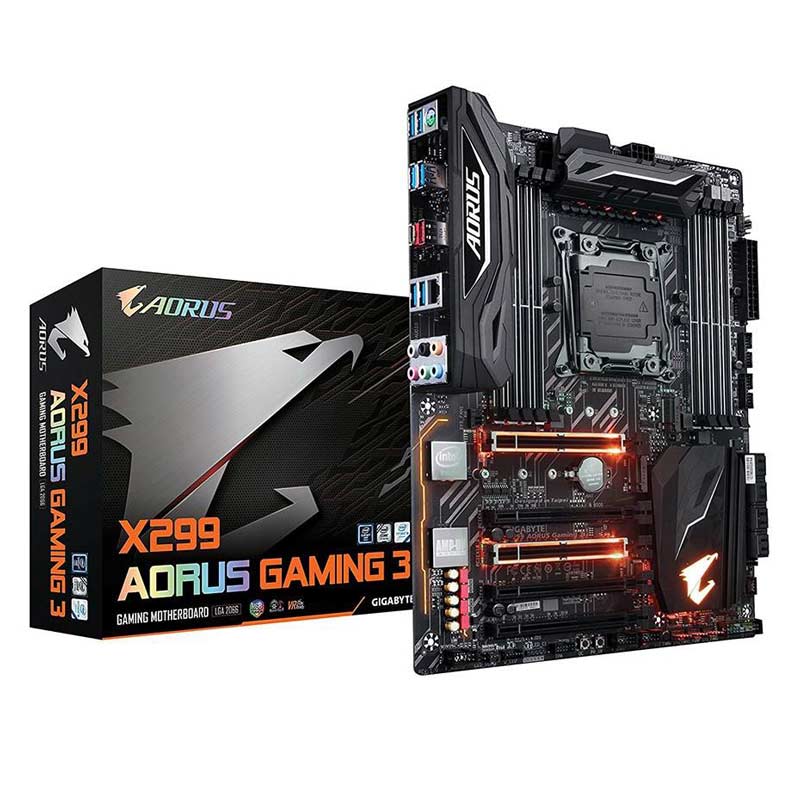 مادربرد گیگابایت X299 AORUS Gaming 3 rev. 1.0 DDR4