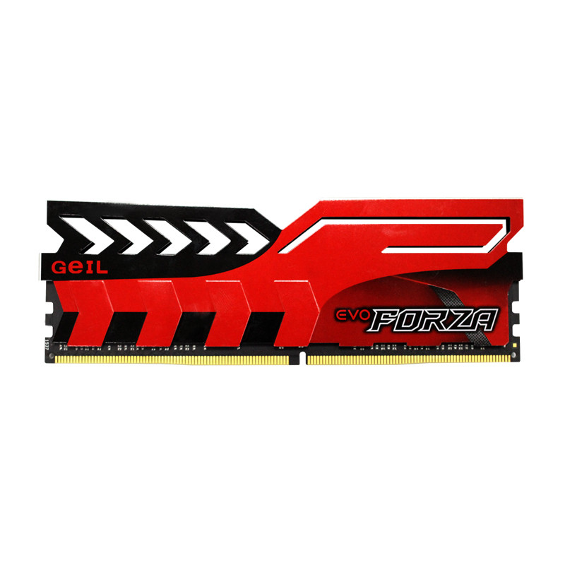 رم کامپیوتر Geil Evo Forza Red DDR4 32GB 2400MHz CL16 Dual