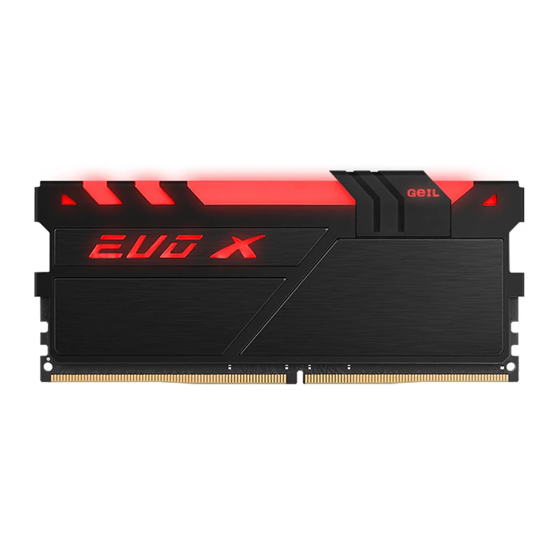 رم کامپیوتر Geil Evo X Black DDR4 16GB 2400MHz CL16 Single
