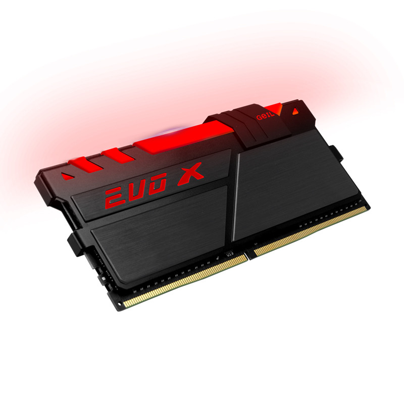 رم کامپیوتر Geil Evo X Black DDR4 16GB 2400MHz CL16 Single