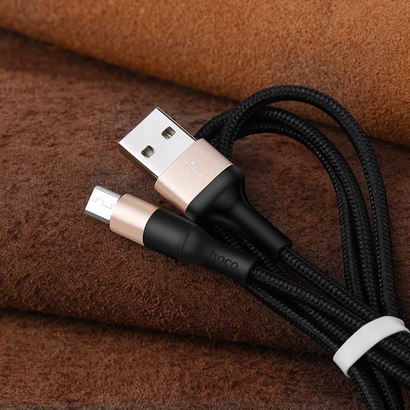 کابل کنفی میکرو یو اس بی Hoco X26 1m (گارانتی 12 ماهه)