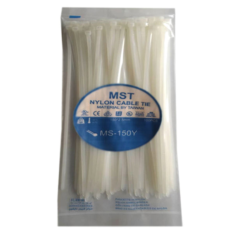 بست کمربندی MST MS-150Y 2.5*150mm بسته ۱۰۰ عددی