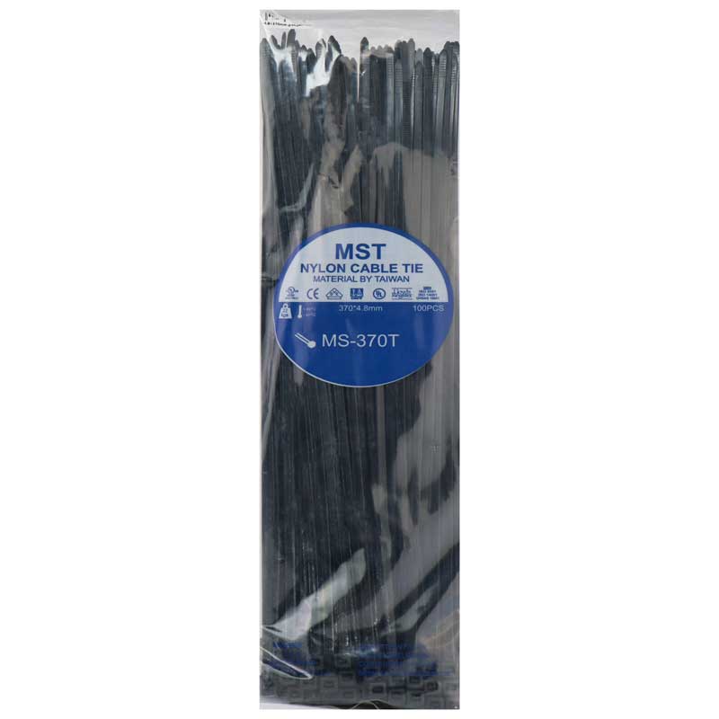 بست کمربندی MST MS-370T 4.8*370mm پک ۱۰۰ عددی