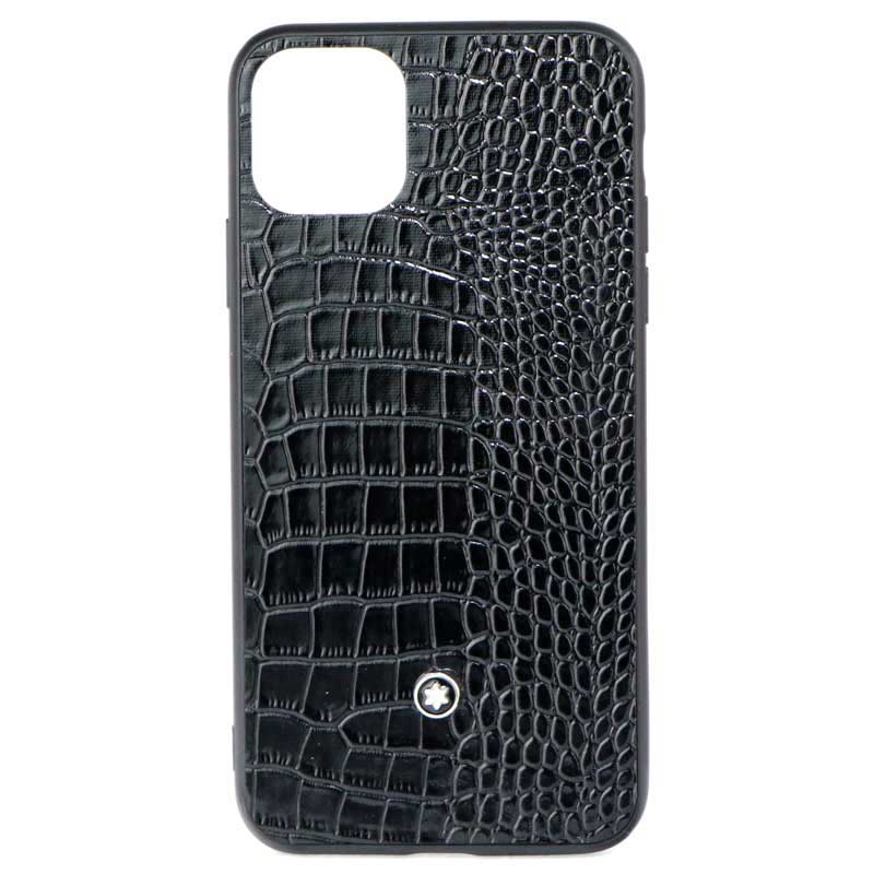 قاب چرمی Mont Blanc آیفون iPhone 11 Pro Max مشکی