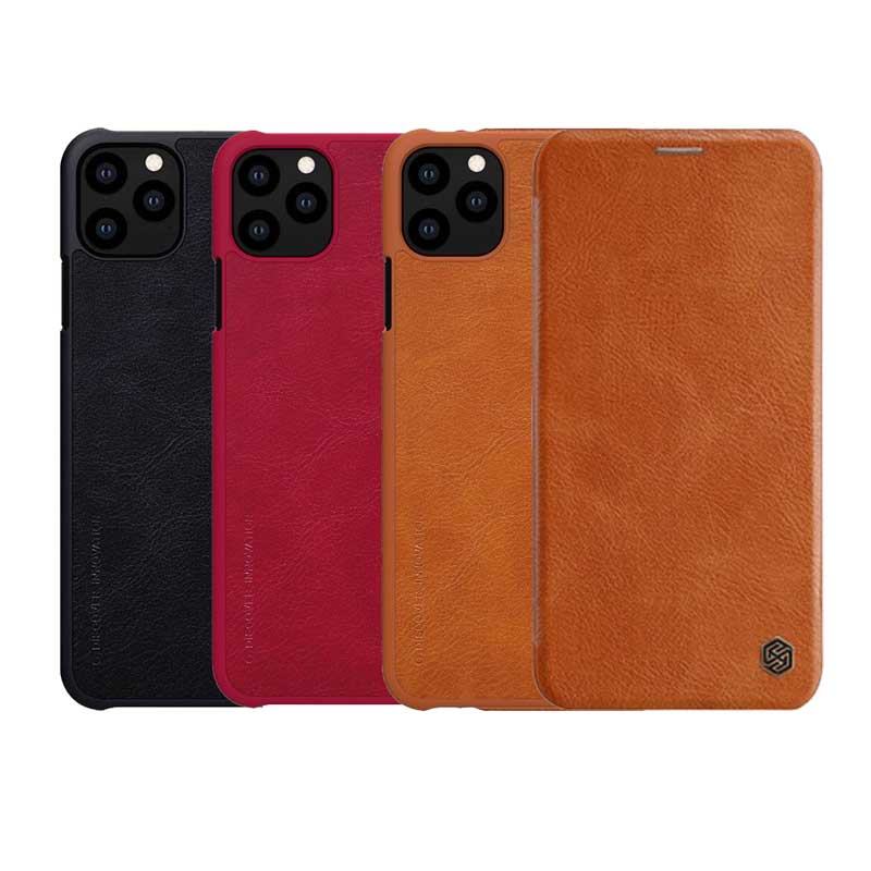 کیف چرمی اورجینال QIN نیلکین Apple iPhone 11 Pro
