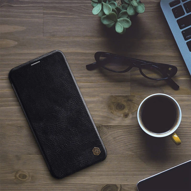 کیف چرمی اورجینال QIN نیلکین Apple iPhone 11 Pro