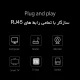 کابل شبکه Orico PUG-C7B Cat7 Flat lan 3m