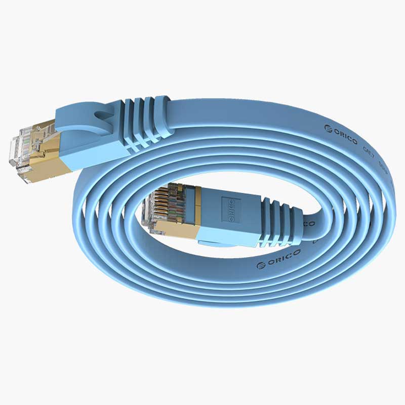 کابل شبکه Orico PUG-C7B Cat7 Flat lan 3m 