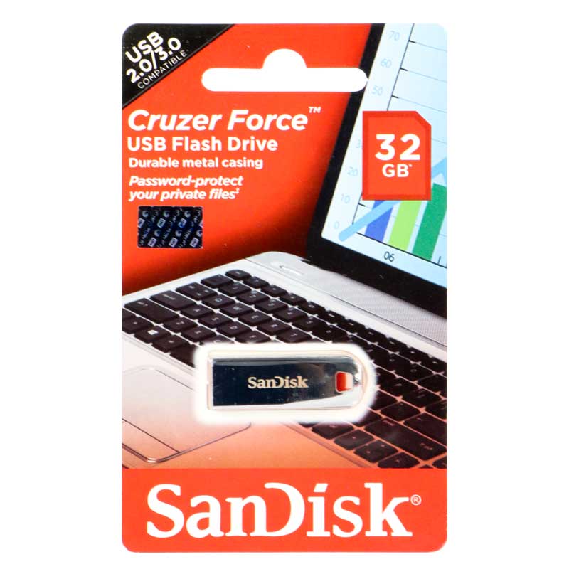 فلش 32 گیگ سن دیسک SanDisk Cruzer Force