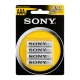 باتری نیم قلمی Sony New Ultra R03 بسته 48 عددی