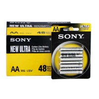 باتری قلمی Sony New Ultra R6 1.5V AA بسته 48 عددی