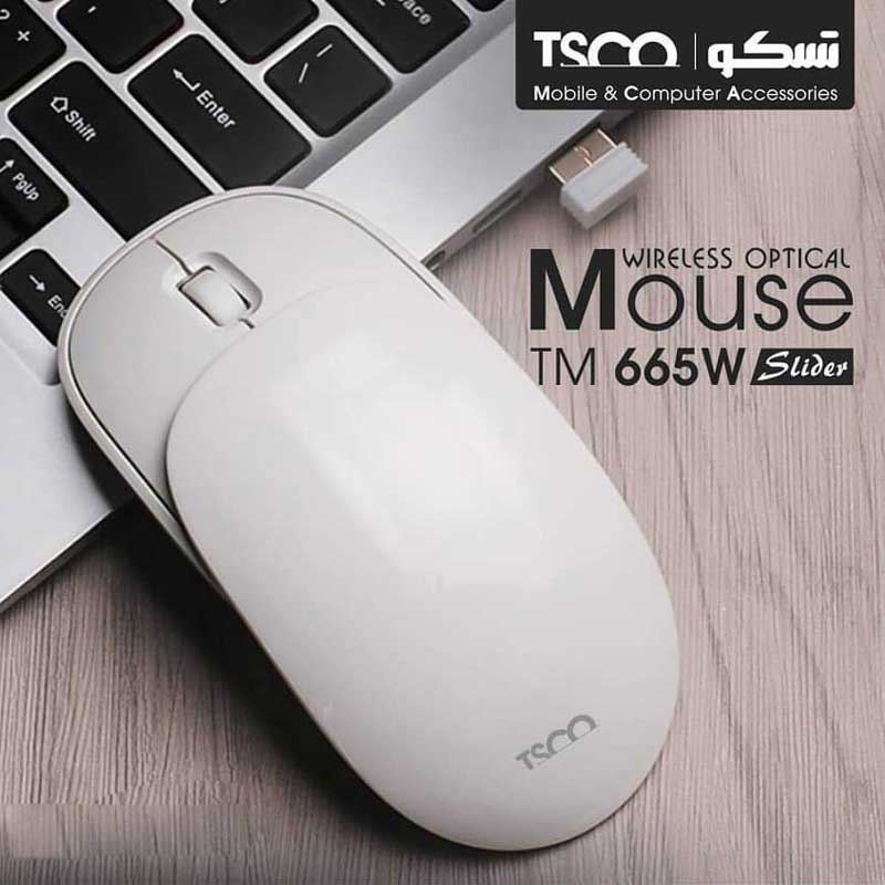 موس بی سیم TSCO TM 665W کشویی