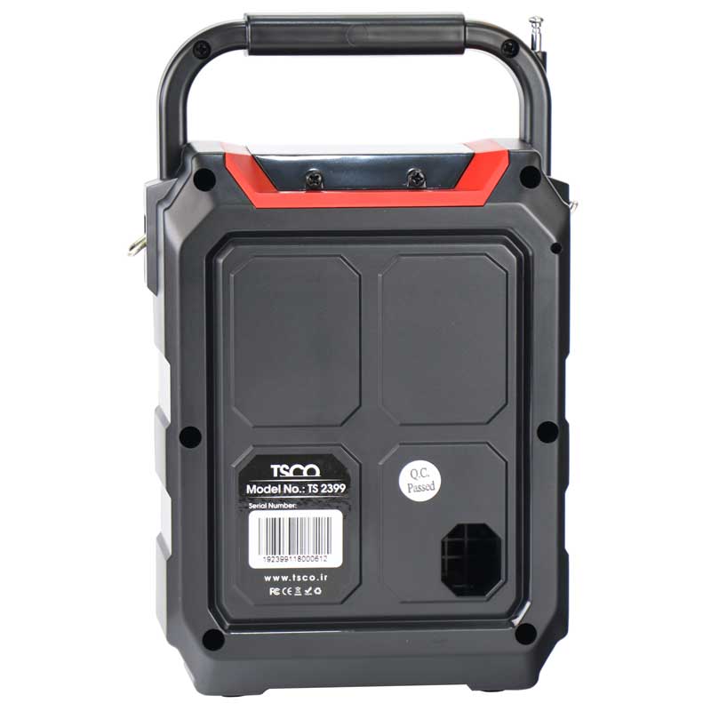 اسپیکر بلوتوثی رم و فلش خور TSCO TS 2399 + میکروفن و ریموت کنترل