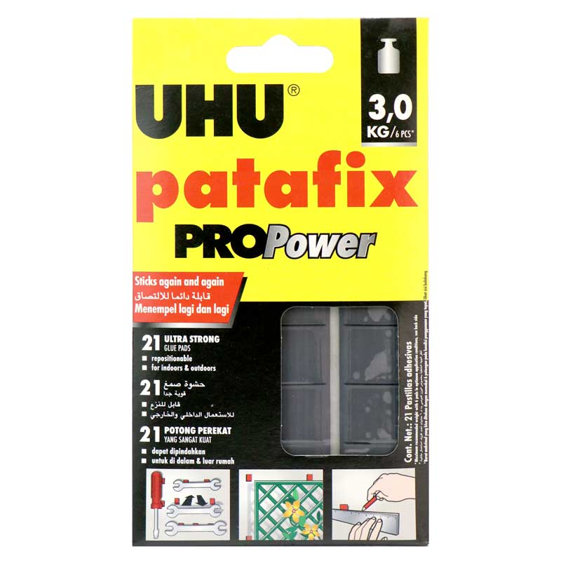 چسب خمیری مشکی UHU patafix 21