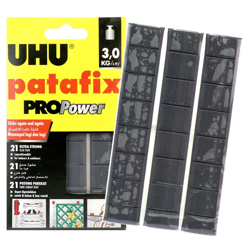 چسب خمیری مشکی UHU patafix 21