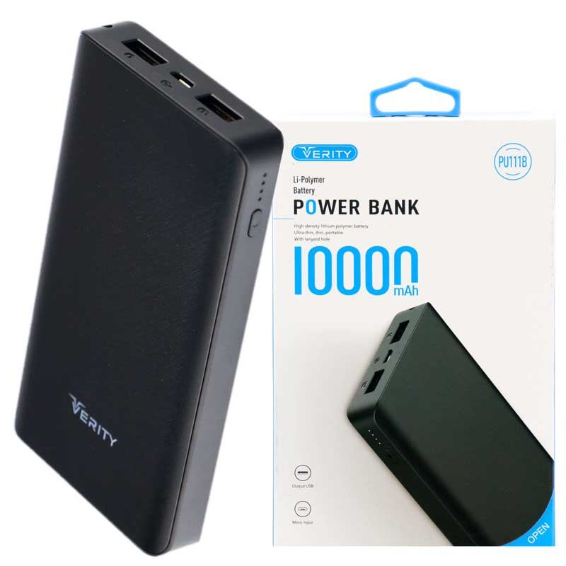 پاور بانک 10000 وریتی VERITY PU111 مشکی