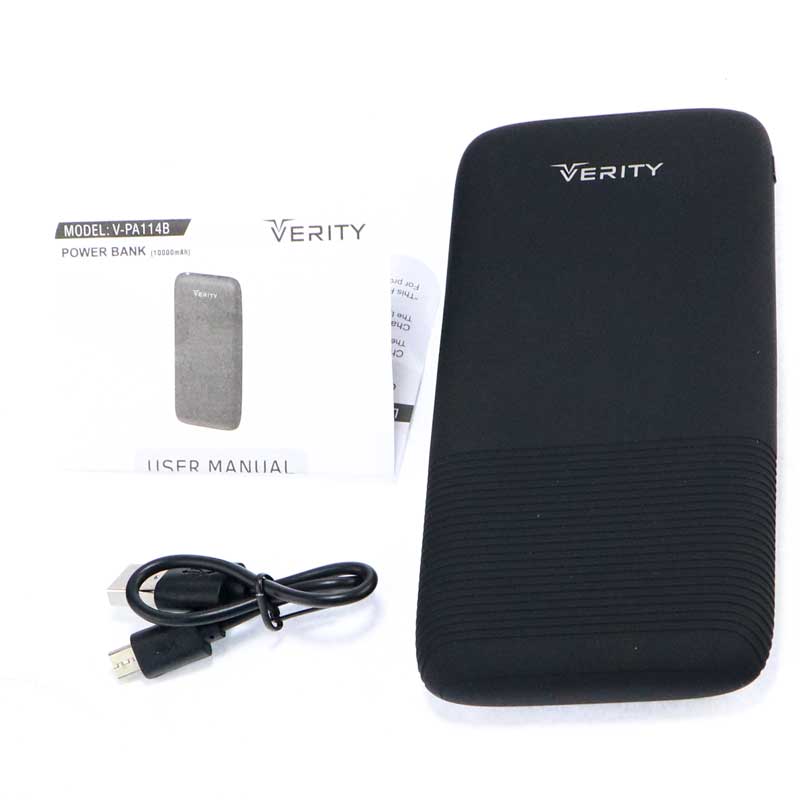 پاور بانک 10000 وریتی VERITY V-PA114 مشکی
