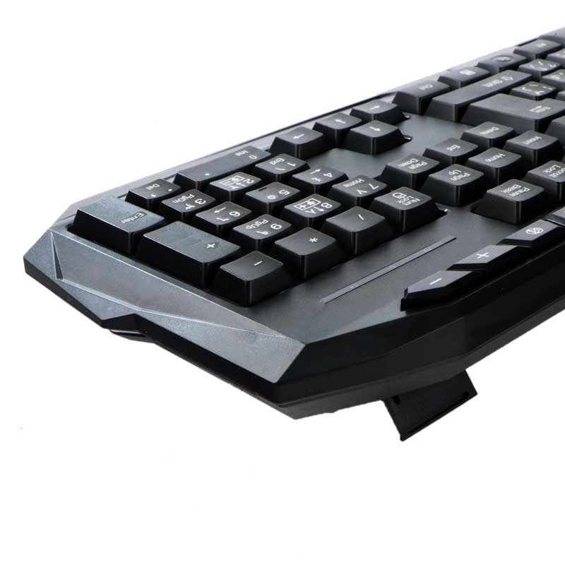 کیبورد و موس گیمینگ وریتی V-KB6110GCW + پد موس