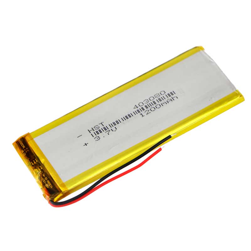 باتری لیتیوم 1200mAh 87*35*4mm 403080