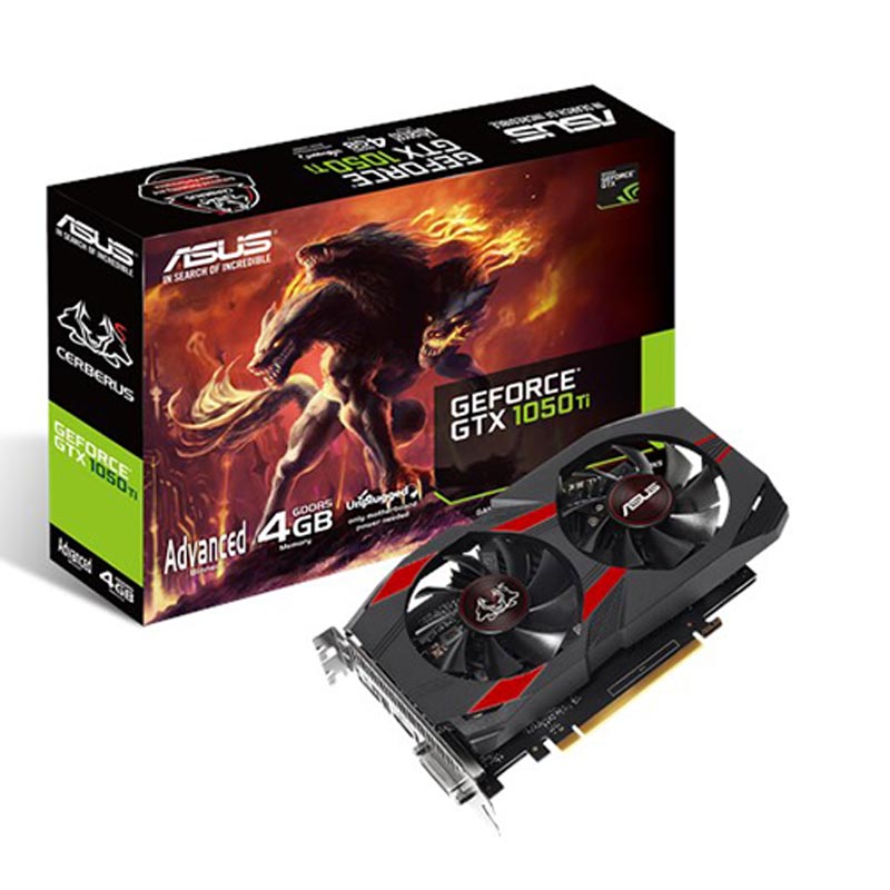 کارت گرافیک ASUS CERBERUS GTX1050Ti 4GB GDDR5