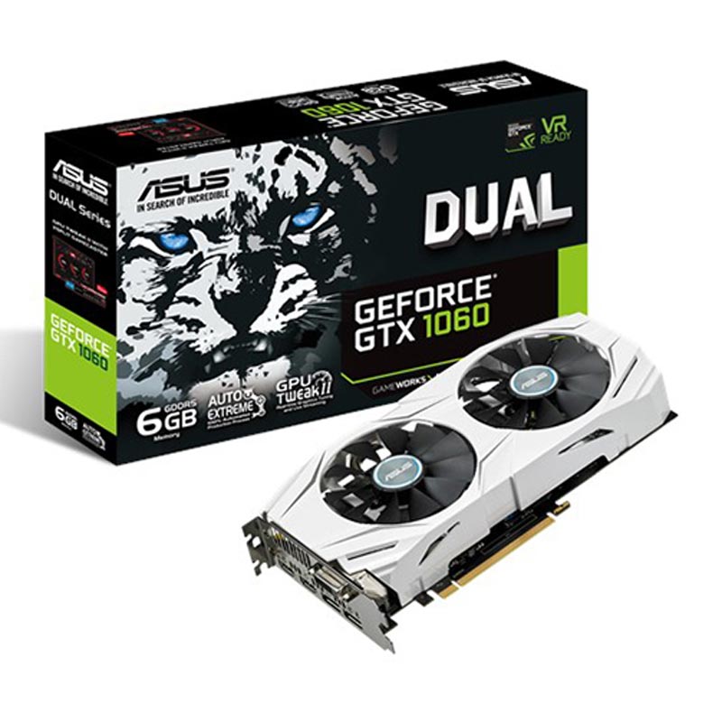 کارت گرافیک ASUS Dual GTX1060 6GB GDDR5
