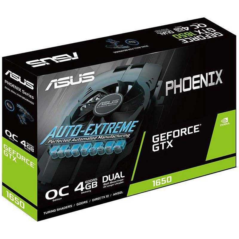 کارت گرافیک ASUS PH GTX1650 O4GB GDDR5