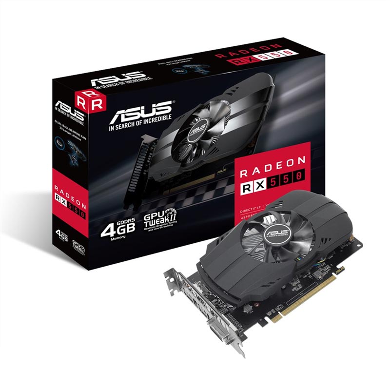 کارت گرافیک ASUS PH RX550 4GB GDDR5