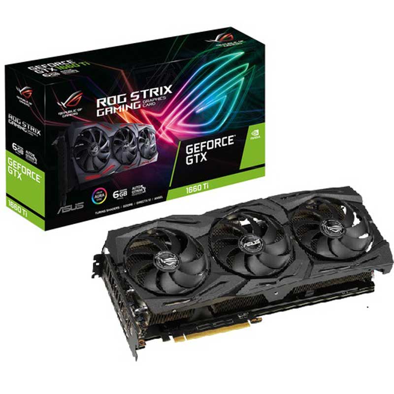 کارت گرافیک ASUS ROG STRIX GTX1660TI 6G GDDR6