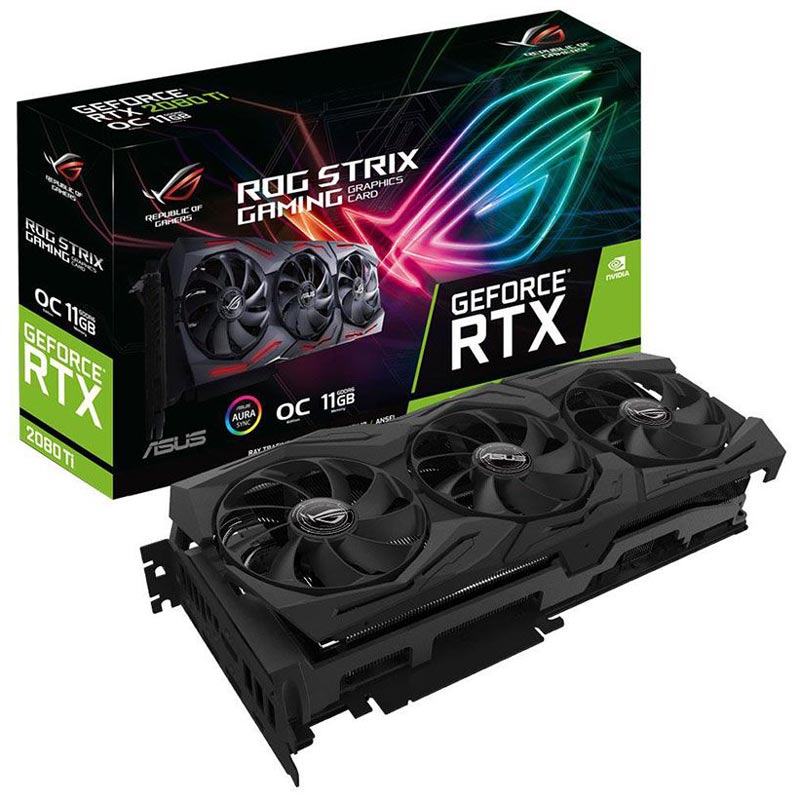 کارت گرافیک ASUS ROG STRIX RTX2080TI OC 11G GDDR6