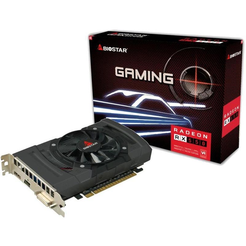 کارت گرافیک BIOSTAR RX550 4GB 128Bit GDDR5