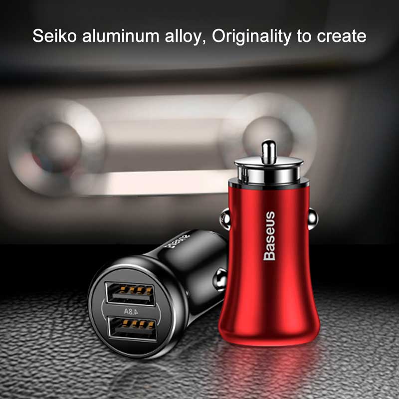 شارژر فندکی Baseus Gentleman 4.8A F635