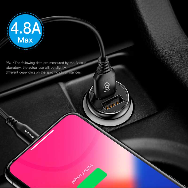 شارژر فندکی Baseus Gentleman 4.8A F635