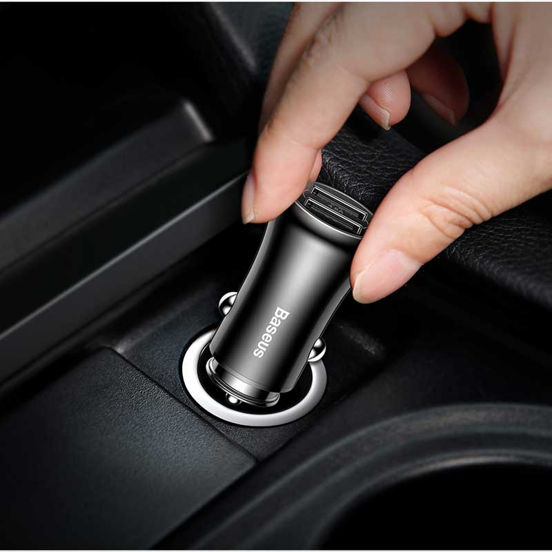 شارژر فندکی Baseus Gentleman 4.8A F635