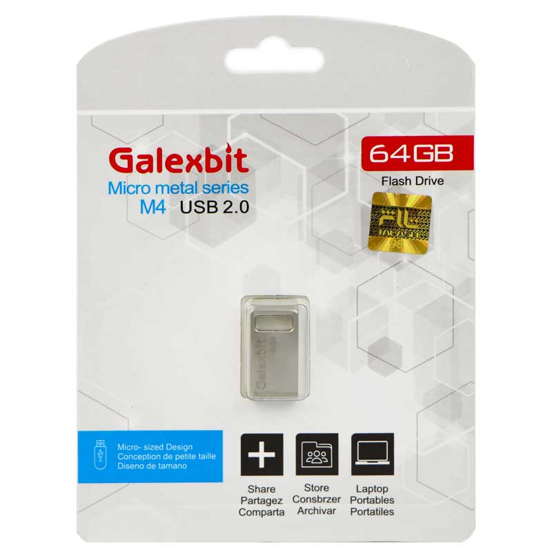 فلش 64 گیگ گلکس بیت Galexbit Micro metal series M4