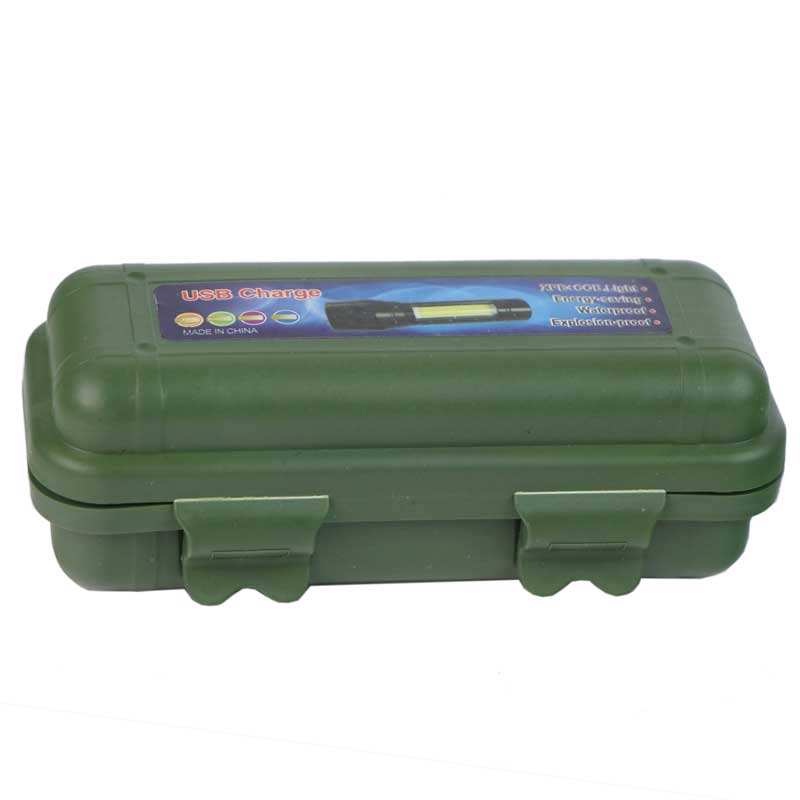 چراغ قوه پلیسی گیره دار COB کوچک شارژی
