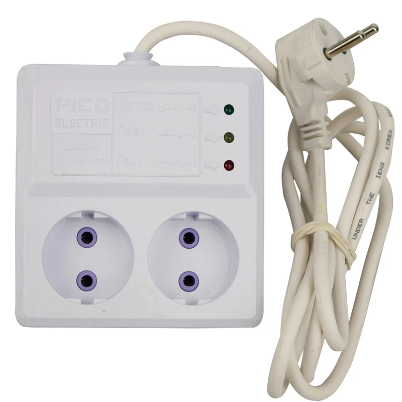 محافظ برق یخچال و فریزر 2 خانه پیکو الکتریک با کابل 1/5 متری