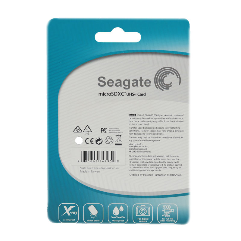 رم میکرو 128 گیگ سیگیت Seagate U3 100MB/s + خشاب