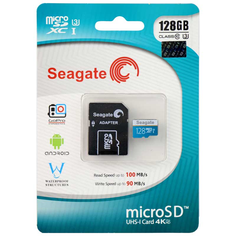رم میکرو 128 گیگ سیگیت Seagate U3 100MB/s + خشاب