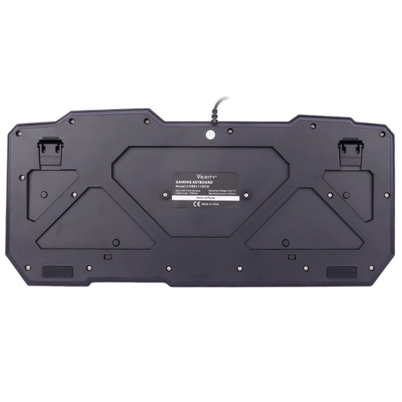 کیبورد و موس گیمینگ وریتی V-KB6111GCW + پد موس