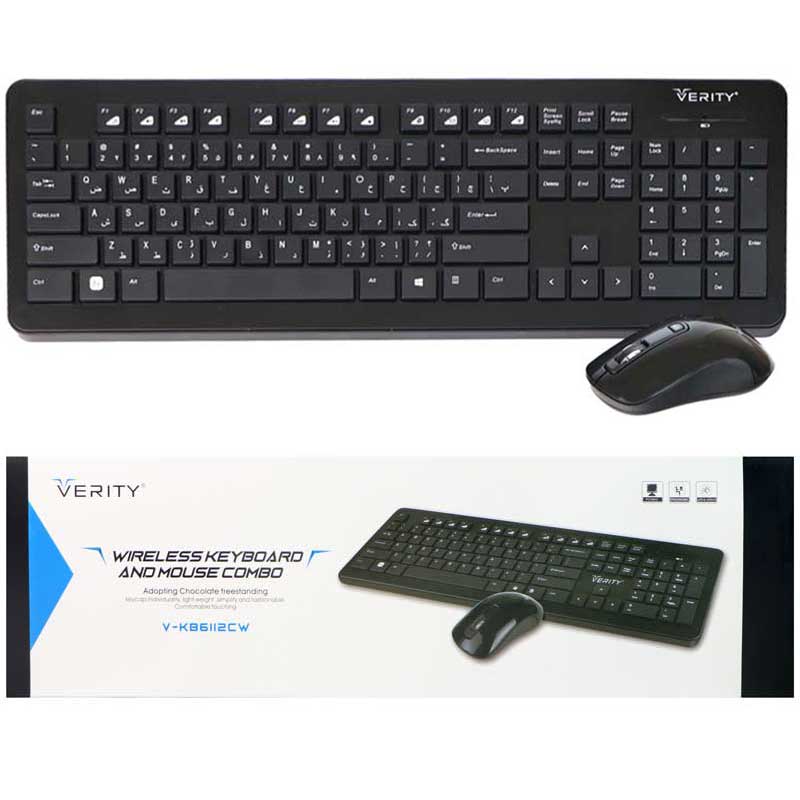 کیبورد و موس بی سیم وریتی V-KB6112CW