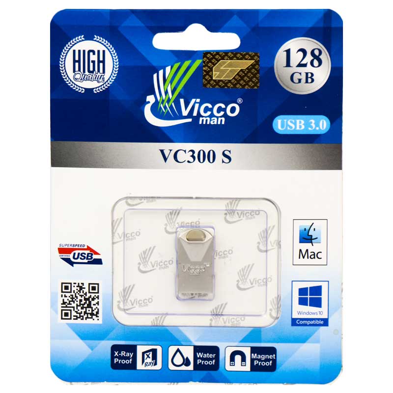 فلش 128 گیگ ویکومن Vicco VC300 USB3.0