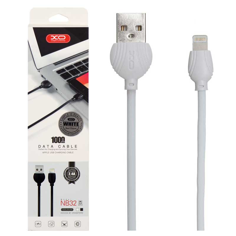 کابل آیفونی XO NB32 2.4A 1m