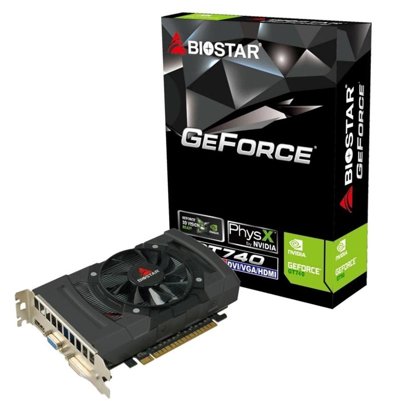 کارت گرافیک BIOSTAR GT740 4GB 128Bit DDR3